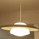 Very Large Art Deco Bauhaus Glass Pendant Light