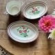 Les Roses tableware set - 2 serving dishes and a sauce boat -