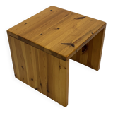 Vintage side table in Pine wood 1970s small table