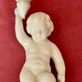 Wall lamp glazed ceramic representing a putti fca lisboa portugal sant anna