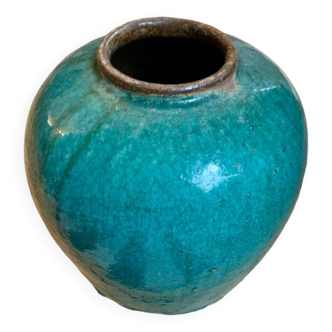 Enamelled vase