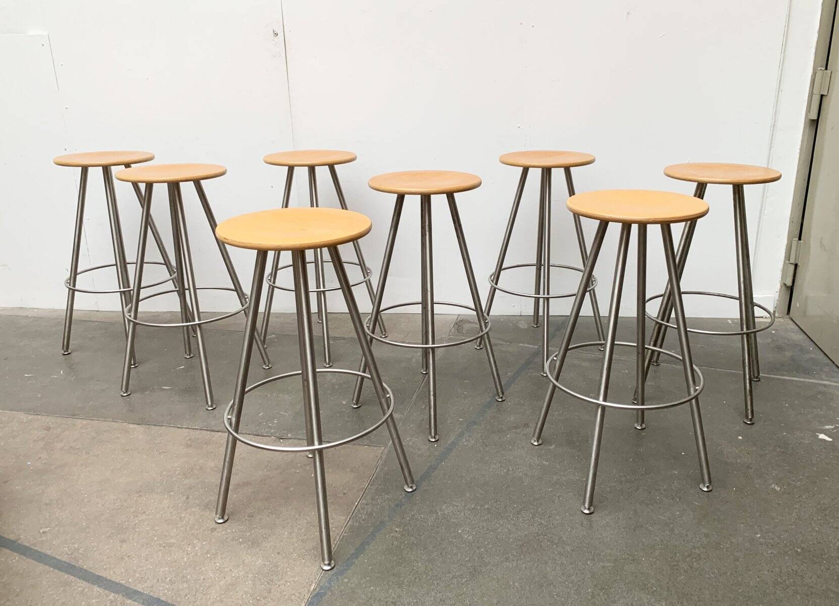 Set of German kitchen or bar stools Duktus by Bulthaup, Set of 2