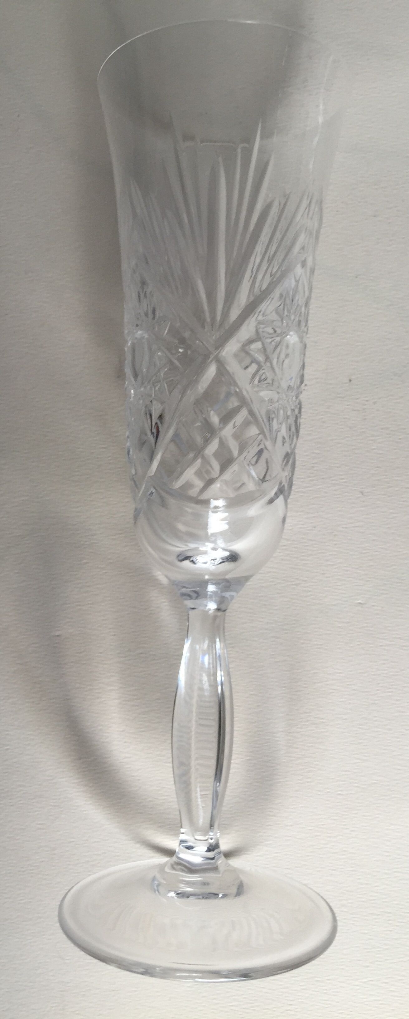 Baccarat crystal champagne service