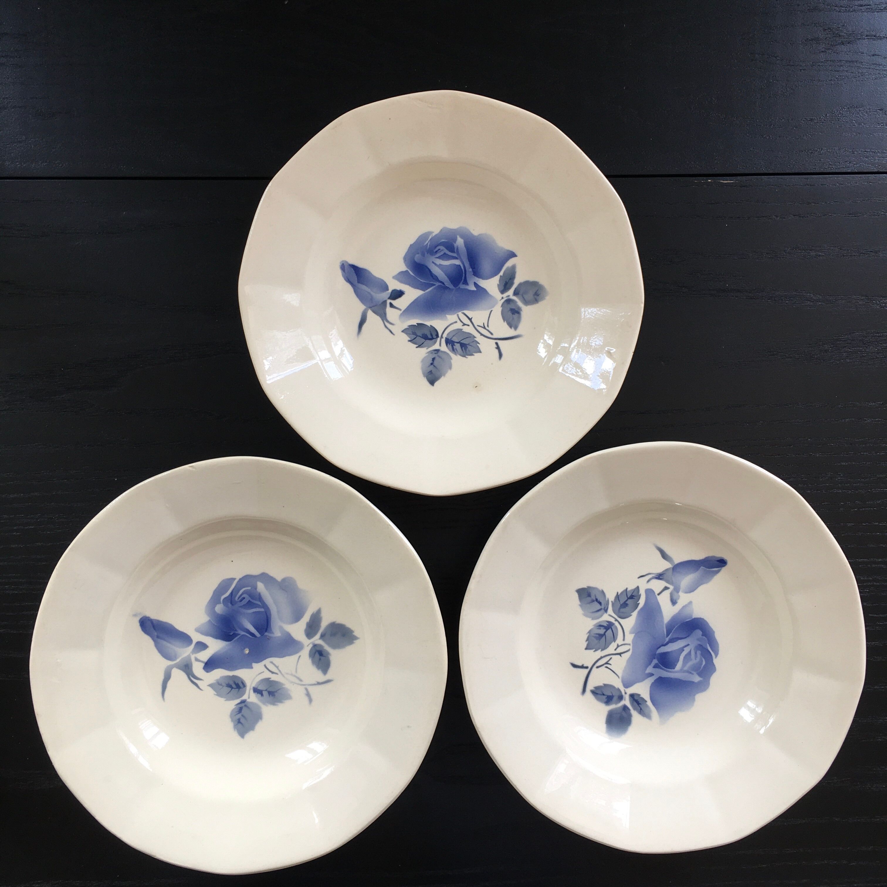 Lot of 3 Digoin plates