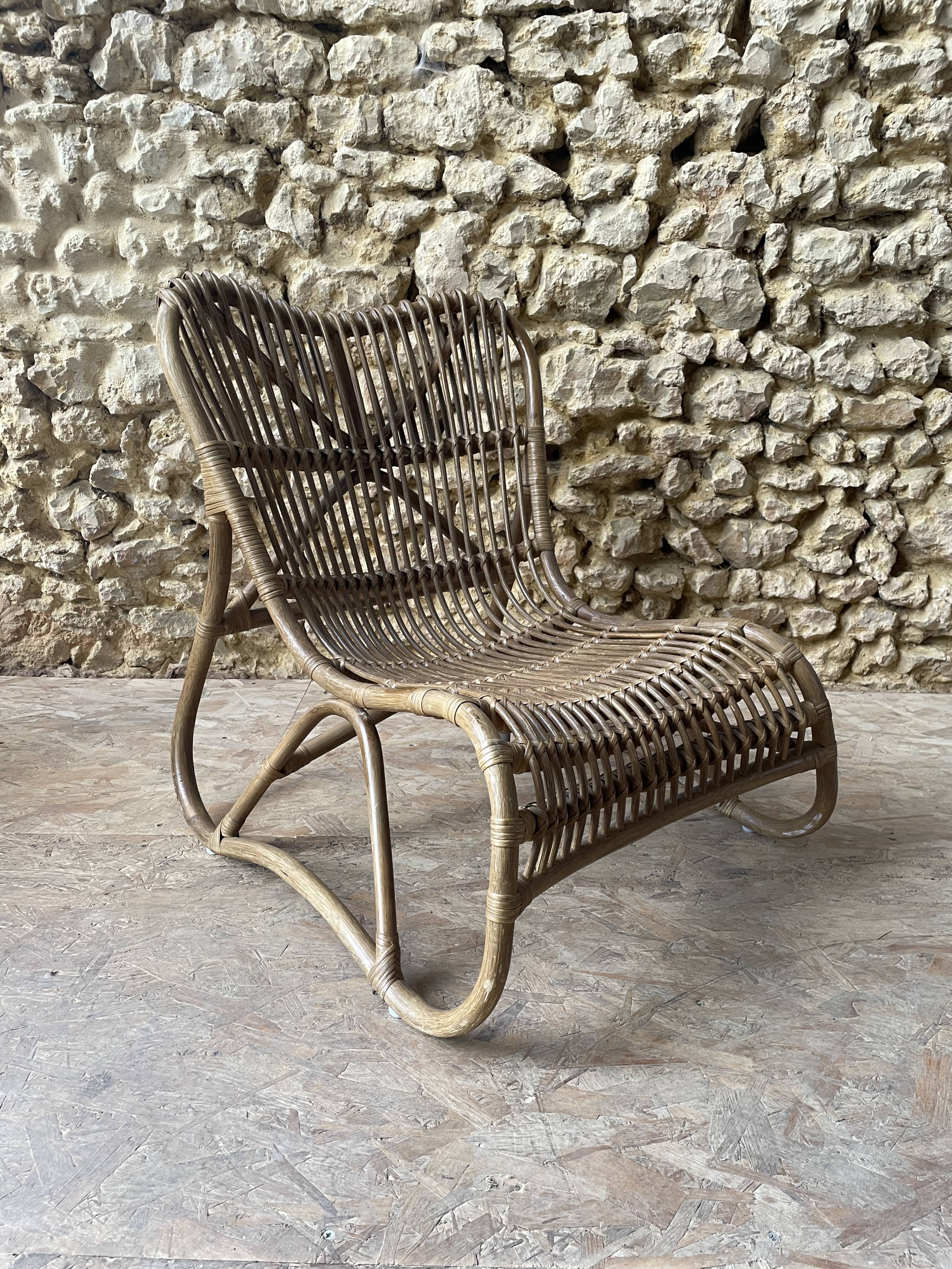 Reed armchair