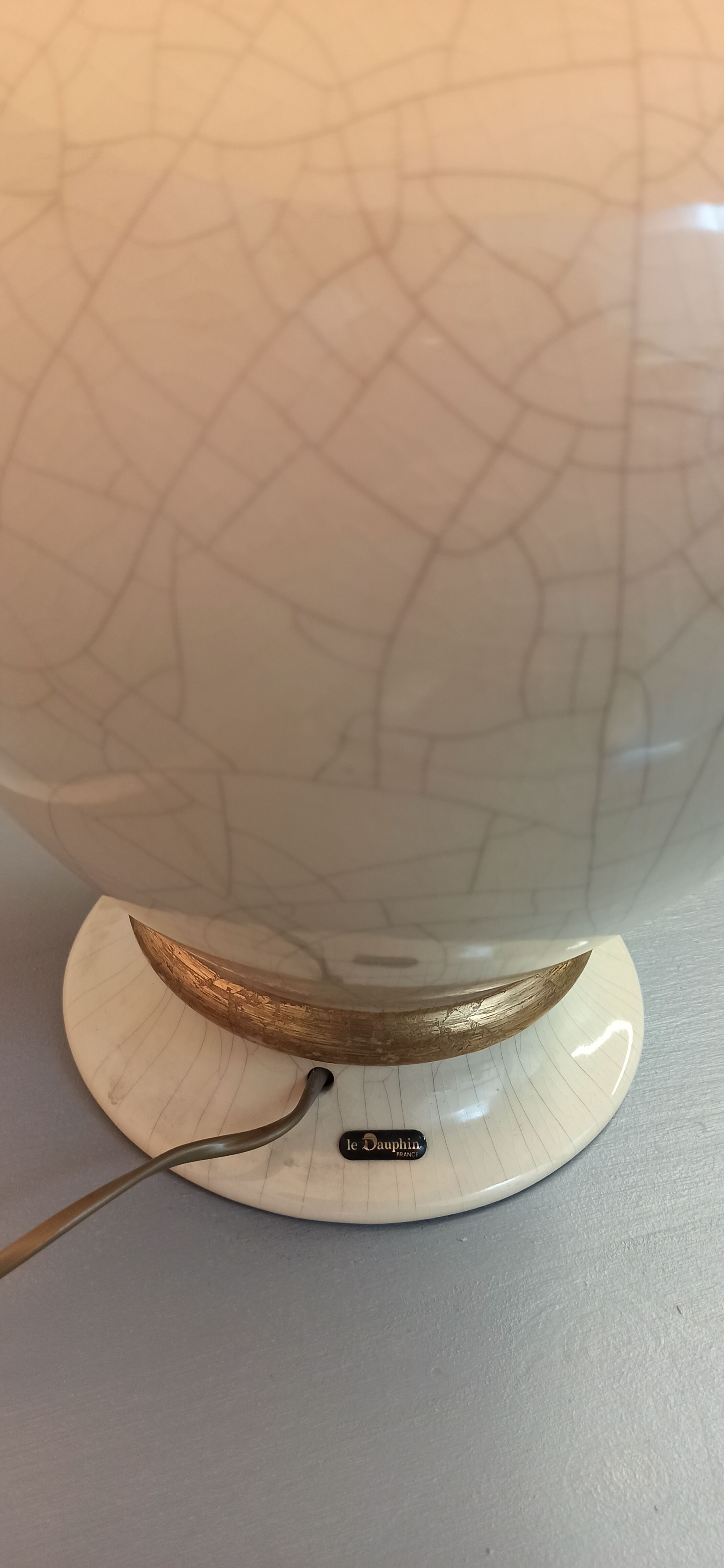 Table lamp model Leffard, Le Dauphin France