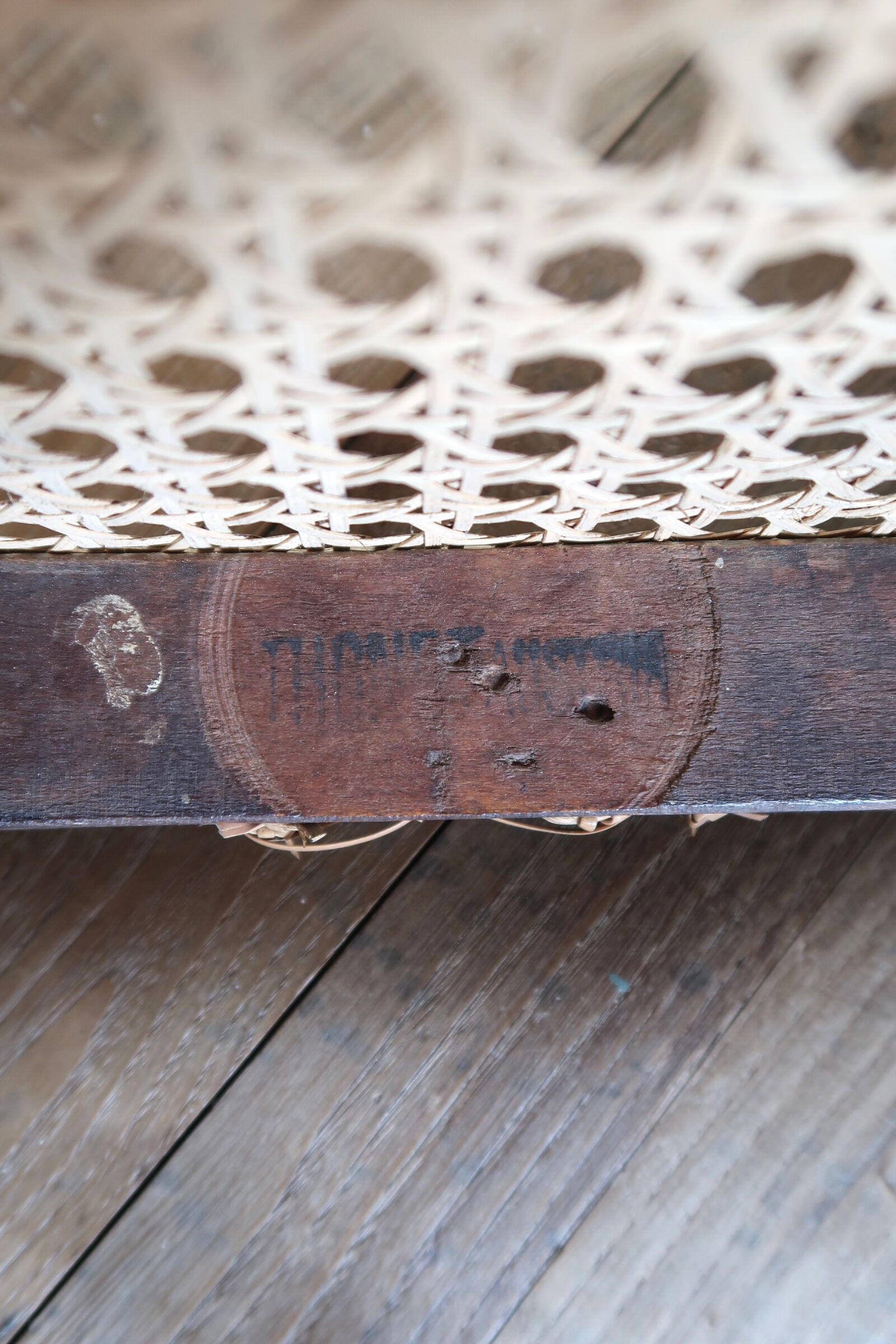 Canned bistro chair Thonet N°56 years 40