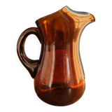 Carafe à Sangria Vintage Espagnole - Pichet en Verre Ambré Rétro