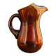 Vintage Spanish Sangria Carafe - Retro Amber Glass Jug