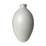 White enamelled vase