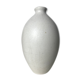 Vase émaillé blanc