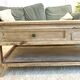 Solid wood coffee table