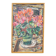 Oil painting by Alexander Michael of cyclamen (Alpenveilchen), 1978