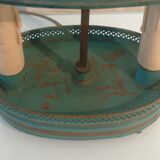 Painted metal hot water bottle lamp