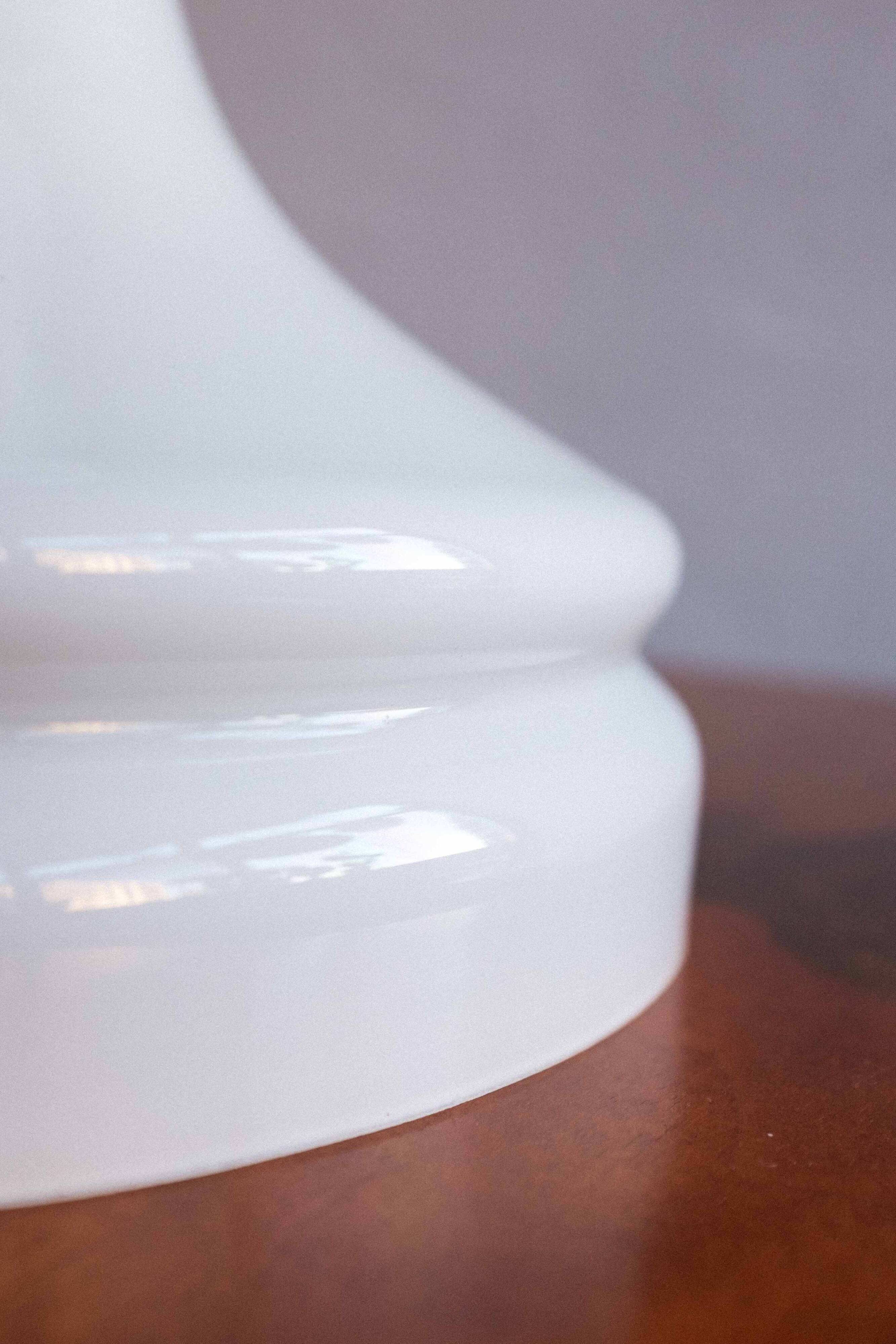 Vintage Czechoslovak Bishop Glass Lamp by Ivan Jakeš, 1970s