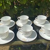 Porcelain coffee service by Charles Ahrenfeldt from Limoges France