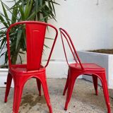 Pair of Tolix chairs