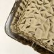 Vintage holophane glass ashtray France, 1970