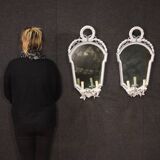 Paire de miroirs de style Louis XVI, XXème siècle