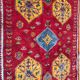 Berber tribal Moroccan former carpet 111x166cm