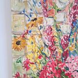 Bouquet of Flowers Painting by Azéma Billa