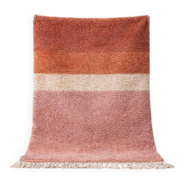 Tapis berbère en laine pure fait main traditionnelle taille 150/250 cm