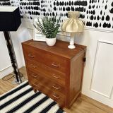 Vintage chest of drawers bobbin feet