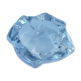 Crystal ashtray signed Daum France modernist design