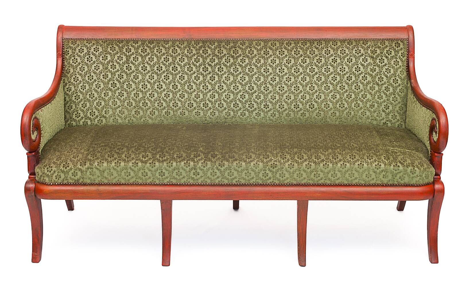 Velvet bench seat
