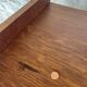 Oak storage unit, splayed legs circa 1950s