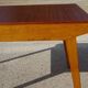 Extendable table, compass legs
