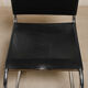 Mies Van Der Rohe Mr10 Cantilever chairs in black leather for Knoll