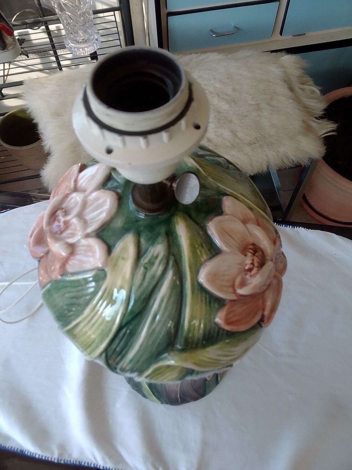 Foot of lamp slip house Chaumette