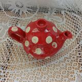 Handmade pottery teapot
