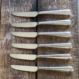Set of 6 Nuovo Milano Alessi dessert / fruit knives