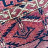 Ancient Turkmen Afghan Hatchlou handmade carpet 133x133 cm