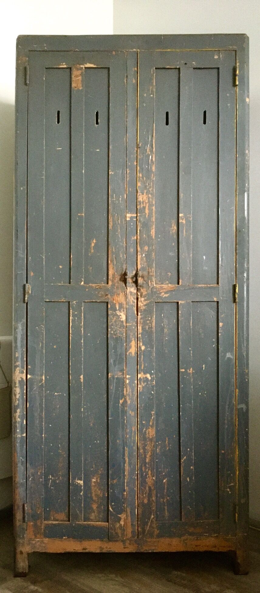 Old wooden cabinet 2 doors