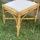 4 tabourets vintage bambou et rotin – années 60/70
