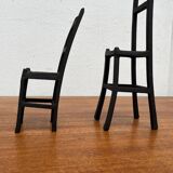 Vintage cast iron art sculptures, set of 3