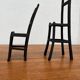 Vintage cast iron art sculptures, set of 3