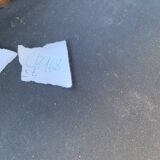 Vase Moderniste Violet en Verre années 60