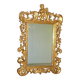 Imposant Miroir, bois sculpté doré, à décor de Putto