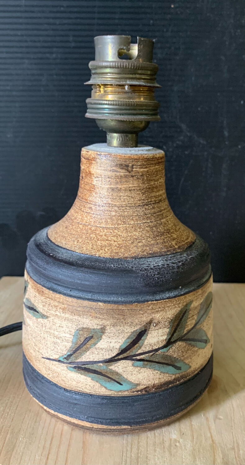 Pied de lampe signe Le Trident Vallauris