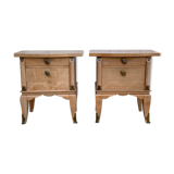 Pair of art deco bedsides