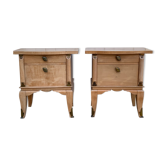 Pair of art deco bedsides