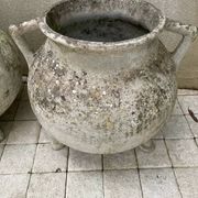 Jardinière marmite,  fibrociment 60’S
