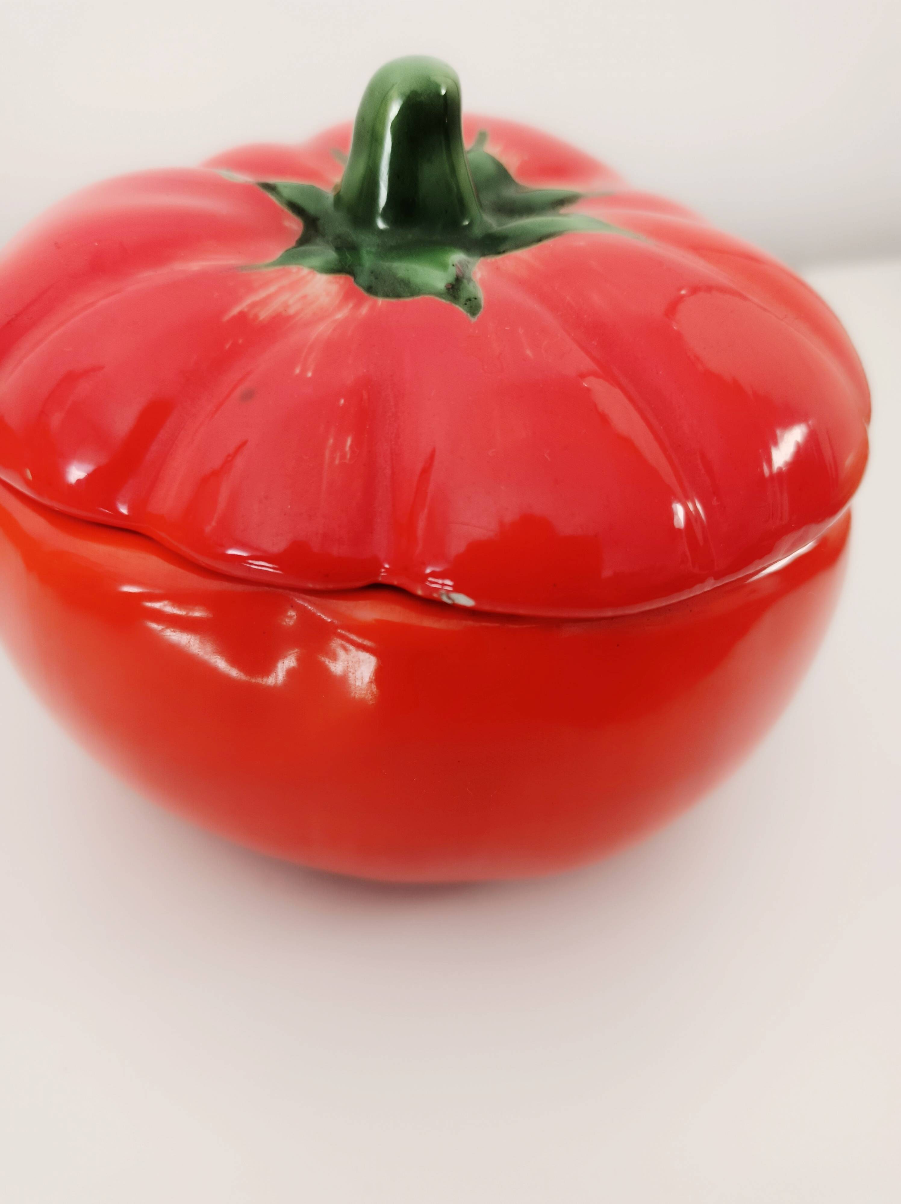 Moutardier tomate, style barbotine