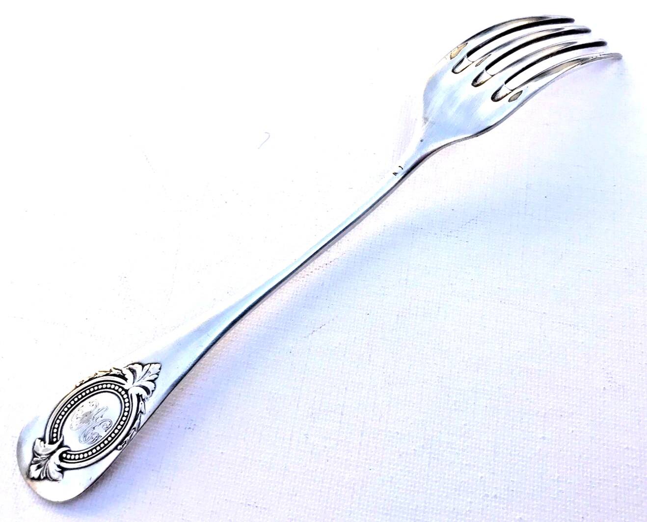 Old dessert fork Collection Fidelio baguette