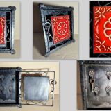 Wall-mounted key box 60s/70s
