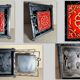 Wall-mounted key box 60s/70s